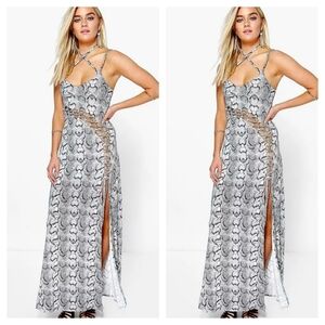 Gently worn (less than 4 hours) snake print dress